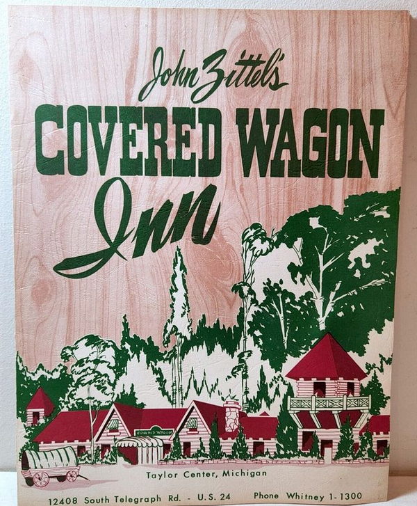 John Zittels Covered Wagon Inn - Menu